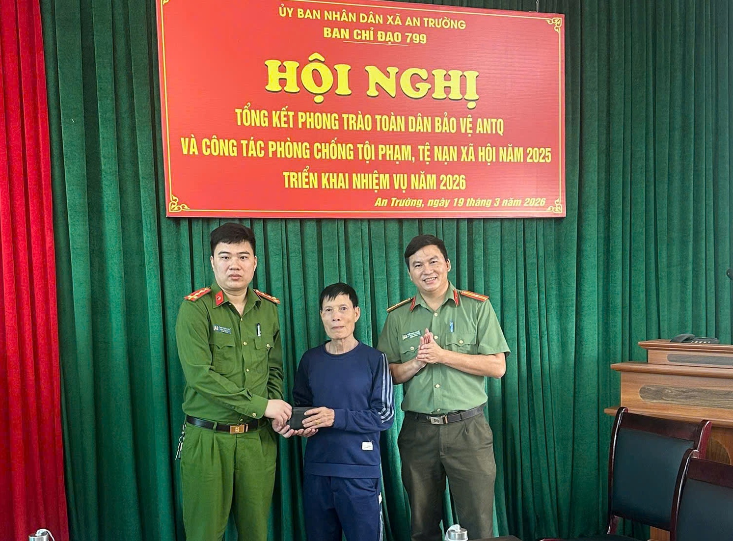 Gương người tốt, việc tốt tại Ngày chạy Olympic – Vì sức khỏe toàn dân – Vì an ninh Tổ quốc ở xã An Trường, Hải Phòng